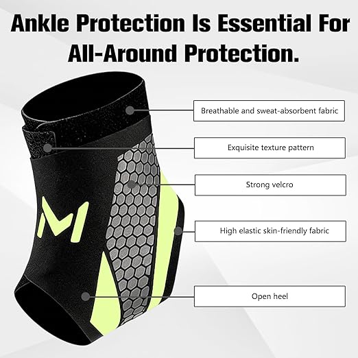 2-Pack Ankle Brace Compression Support Stabilizer,Adjustable Lace-Up Ankles Sock Sports Basketball Sprain Recovery Men Women Foot Orthopedic Grade Tendonitis Protection Plantar Fasciitis Relief,Purple