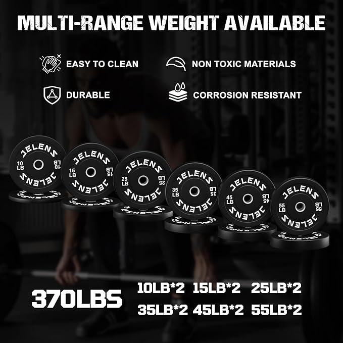 JELENS Smith Machine for Home Gym, Multi-Function M12 Power Cage with Cable Crossover System, Squat Rack with Smith Bar and More Attachment