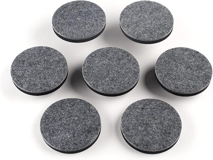 3.5" Reusable Felt Slider (16 PC) Bagged Gray
