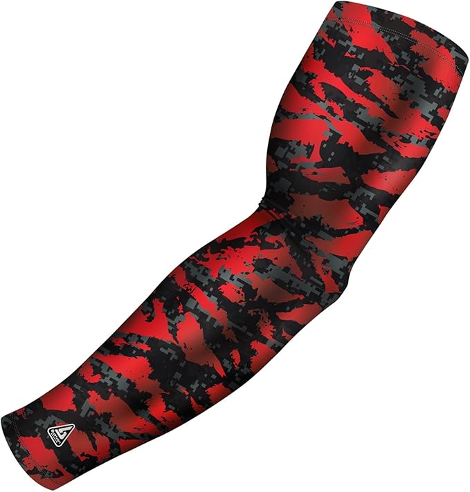 B-Driven Pro-Fit Sports Compression Arm Sleeve for Men Women & Youth Camouflage Designs – Support Circulation & Cooling