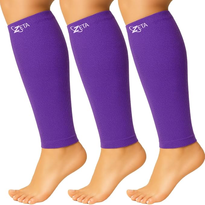 Zeta Wear Plus Size Compression Sleeves 15-19mmHg Medical Grade Wide Calf
