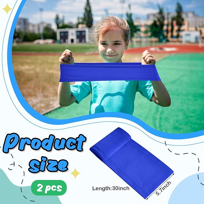 2/4/8 Pcs Stretch Band Sensory Focus Tool 30'' Kids Resistance Band Stretches to 60'' Calming Fidget Bands for Chair Games School Supplies