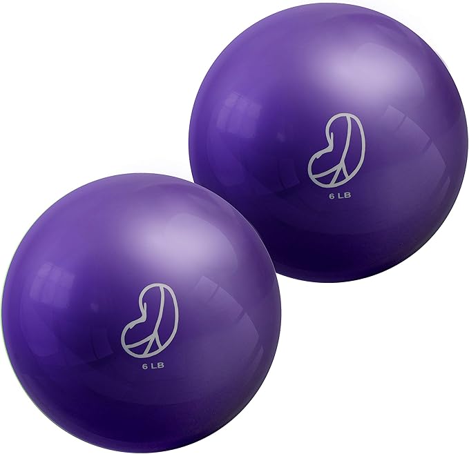 Bean Products Soft Weighted Balls for Exercise - Soft and Safe Workout Balls for Yoga, Rehab, Pilates and Fitness - Latex Free, Easy to Grip, Versatile Physical Therapy Exercise Ball