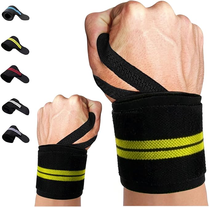 Wrist Straps For Weightlifting,20 inches Wrist Straps Lifting For Men And Women,Weight Lifting Wrist Wraps With Thumb Loop,Lifting Wrist Straps,Wrist Brace For Working Out Gym Accessories For Men