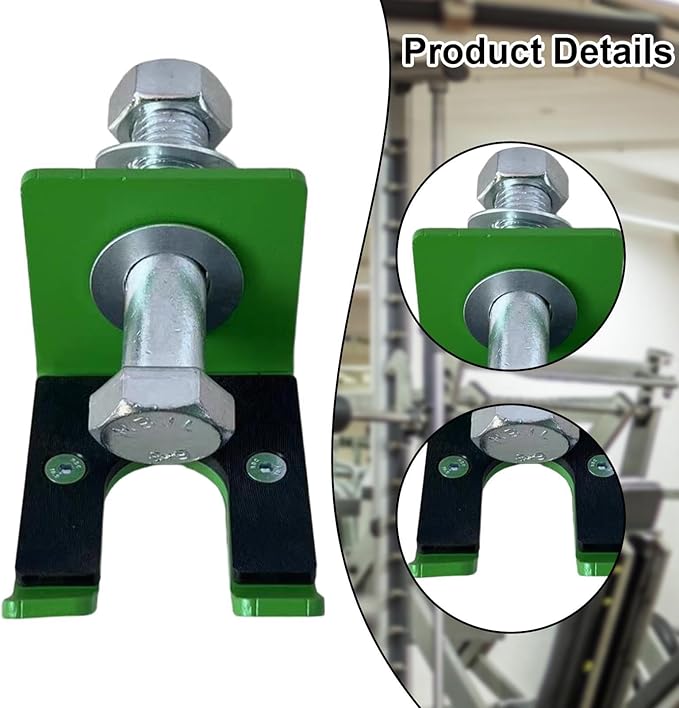Yiju Barbell Holder Barbell Hanger for Power Rack for Curl Bar for 18mm Hole Fitness Equipment Accessory Garage Gym Bar Hanger