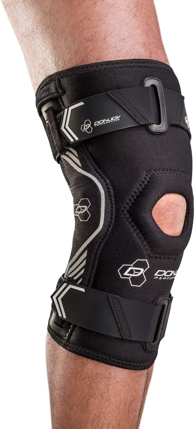 DonJoy Performance Bionic Drytex Hinged Knee Sleeve – Patella Support, Knee Sprains, Hyperextension, Meniscus and Arthritis