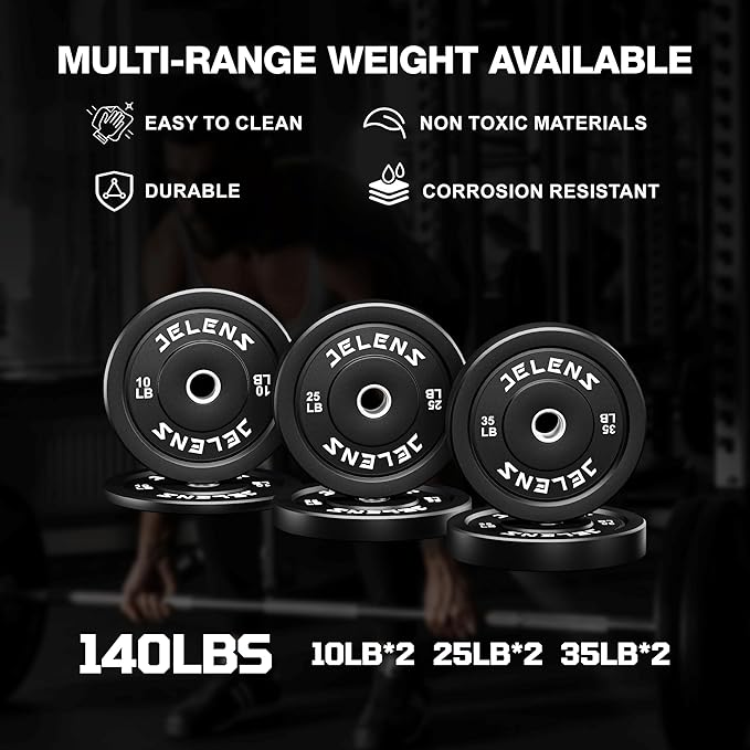 JELENS SR01 Smith Machine, 2000LBS Multi-Function Power Cage with LAT Pulldown System, All-in-One Home Gym Squat Rack with Smith Bar and Training Attachments for Full Body Workouts