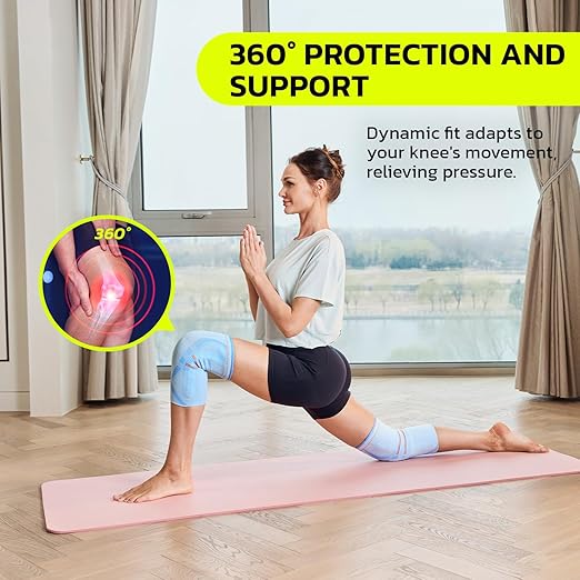 aoFIT Compression Knee Brace for Women & Men, 2 Pack AOCELL Knee Sleeve Support for Knee Joint Pain Relief, ACL, Meniscus Tear, Arthritis - Breathable for Workout, Running, Gym, Sports, Fitness S