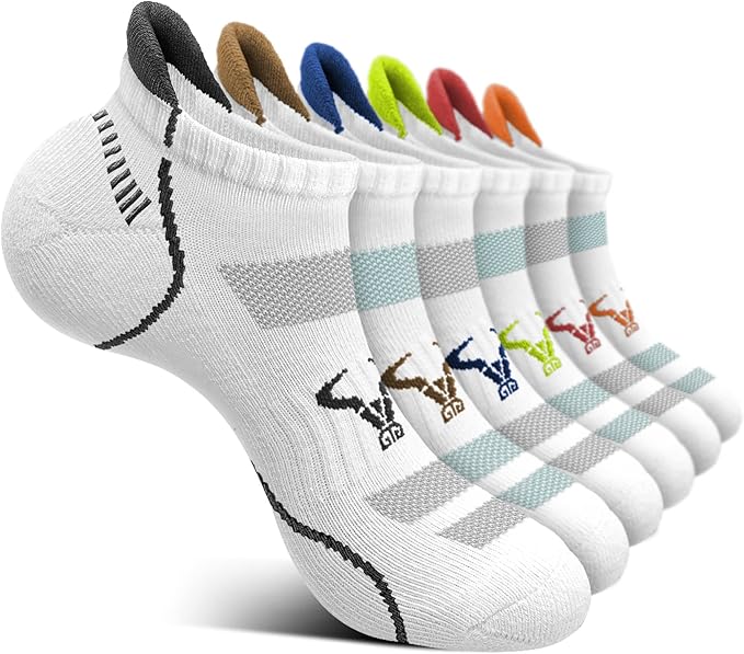 BULLIANT Men Running Socks,Active Ankle Socks No Show For Men With Cushioned Footbed Arch Support Breathable Wicking