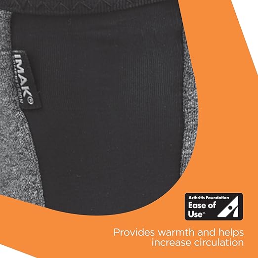 IMAK Brownmed Compression Arthritis Knee Sleeve - Knee Support Brace for Joint Pain, Circulation & Swelling Relief - X-Small
