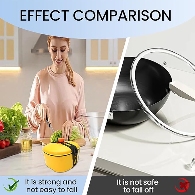21.3 Inch Reusable Silicone Tie - Self-Locking Elastic Strap for Bento Box/Slow Cooker Lid/Pot, Multi-Use Organizer for Cords/Curtain/Yoga Mat/Camping Gear, BPA-Free & Dishwasher Safe (Grey 3PCS)