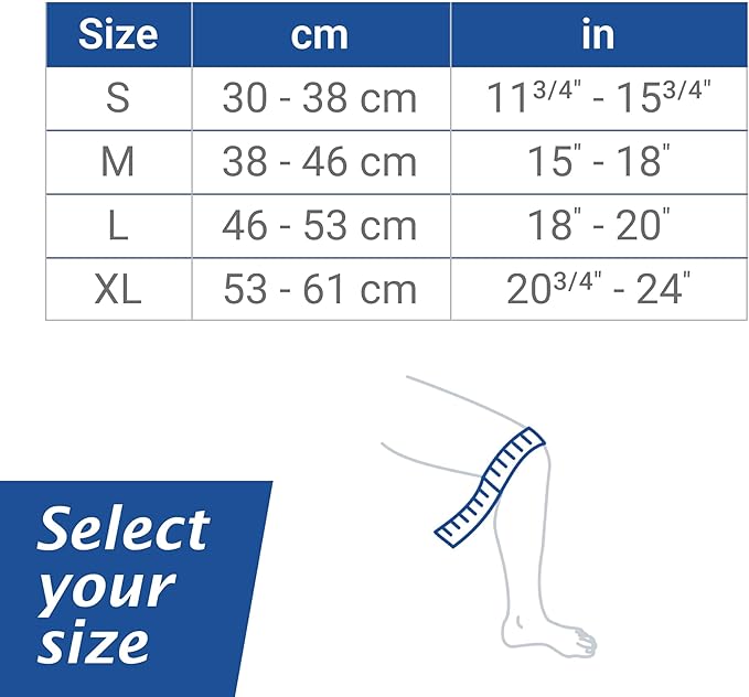 Actimove Everyday Supports Mild Knee Support - Mild Support, Lightweight, Easy to Apply for Slightly Swollen and Aching Knees – White, X-Large