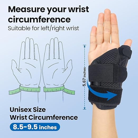 Aroma Season Heating Pad for Hands, Thumb & Wrist Heating Pad for Arthritis, Heated Wrist Wrap for Carpal Tunnel, Fits Right or Left