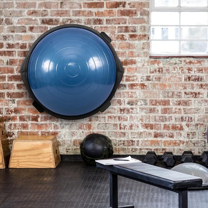 Beeveer Exercise Ball Wall Mount Storage Bracket Yoga Ball Holder Balance Trainer Storage Holder for Home Gym Studios