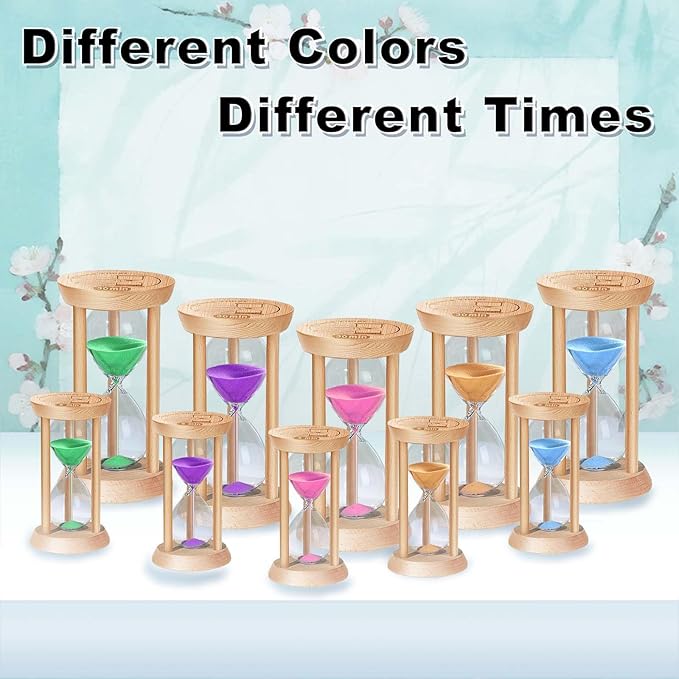 25 Minute Sand Timer, 25 Min Wooden Hourglass, Reloj De Arena, Hour Glass Sand Clock Watçh for Home, Office, Decorative, Game, Classroom