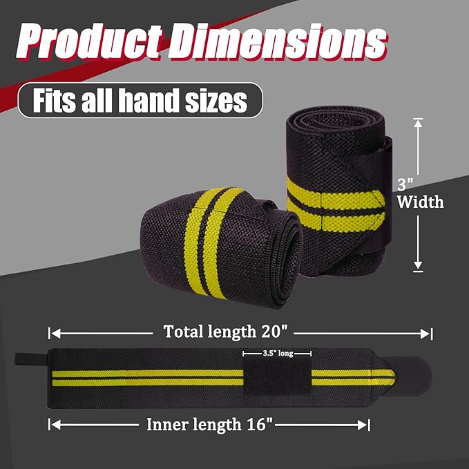 Wrist Straps For Weightlifting,20 inches Wrist Straps Lifting For Men And Women,Weight Lifting Wrist Wraps With Thumb Loop,Lifting Wrist Straps,Wrist Brace For Working Out Gym Accessories For Men