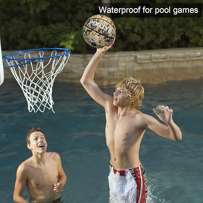Kids & Adult Basketball - Size 3 (22") & 5-7 (27.5"-29.5'') for Indoor/Outdoor/Pool Play & Training