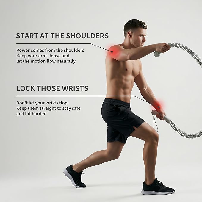 PROIRON Cordless Battle Rope Weighted Ropeless Battle Ropes for Home Gym Workout Exercise Rope for HIT Training Rope for Men & Women Grey