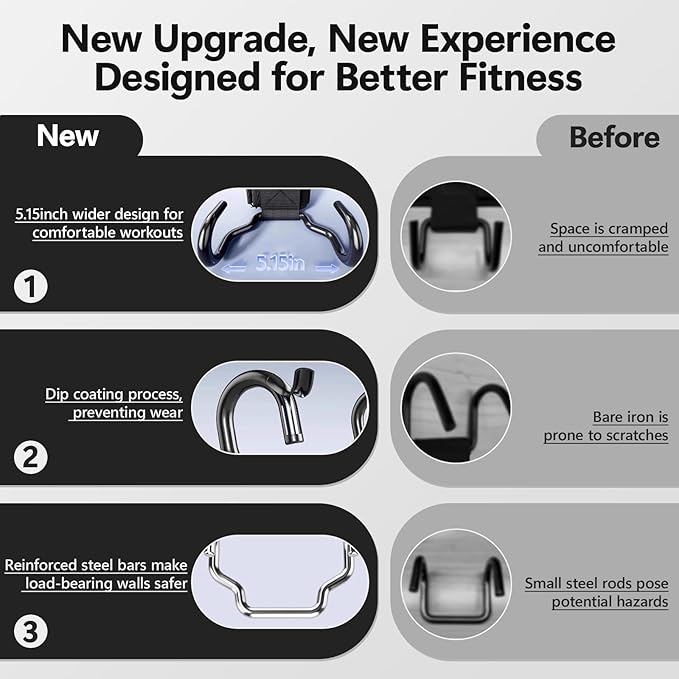 Weight Lifting Hooks with Gym Grip, 330 LB Adjustable Strap Hand Grips with Thick Wrist Padding for Weightlifting, Deadlifts, Pull-Ups, Strength Training, Wrist Wraps Hooks for Seniors (2 Pair)