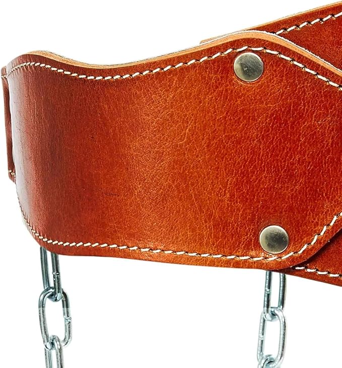 Schiek Leather Dip Belt - Weight Lifting Belt