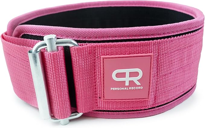 PR Personal Record Quick-Lock Weightlifting Belt – Ergonomic Fit, Durable and Lightweight Construction, Secure Fit and Performance, Power Weight Olympic Lifting, Men and Women