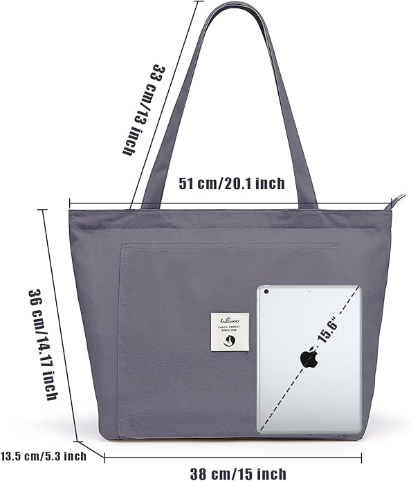 WLLWOO WLLWOO Yoga Bags for Women with Yoga Mats Bags Carrier Carryall Canvas Tote for Pilates Shoulder for Travel Office Beach Workout