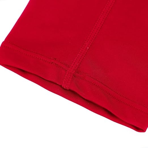 Knee Pads Wrestling Knee Sleeve Compression Leg Sleeves for Volleyball Basketball, Knee Compression Sleeve for Youth and Adult(Red_XS_2 Pcs)