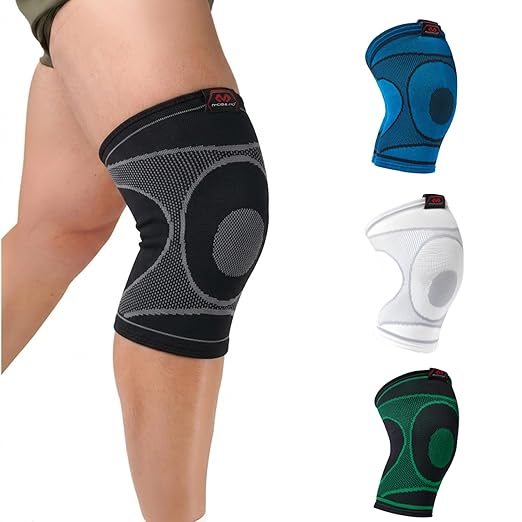 McDavid MD5113-01-35 Knee Sleeve / 4-Way Elastic Black Adult-M