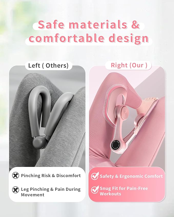 Thigh Trainer Kegel Exerciser - 360° Adjustable Thigh & Pelvic Floor Strengthener, Multi-Function Home Gym Equipment for Women's Inner Thigh, Hip, Leg and Arm Workouts