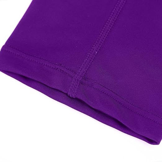 Knee Pads Wrestling Knee Sleeve Compression Leg Sleeves for Volleyball Basketball, Knee Compression Sleeve for Youth and Adult(Purple_L_2 Pcs)