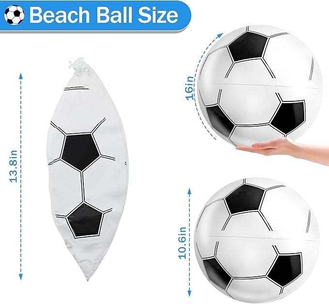 LanMa 3 Pack Beach Balls, 16 Inch Inflatable Basketball Beach Ball Toys for Pool Party Favors, Beach Birthday Decorations, Water Games