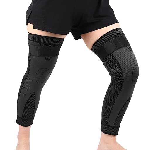 2 Pack Knee Wraps for Pain Relief, Knee Wrap Knee Compression Sleeve Knee Sleeves for Women Men Compression Knee Brace, Knee Band for Knee Pain Relief, Knee Brace for Arthritis Pain and Support (Black, XX-Large)