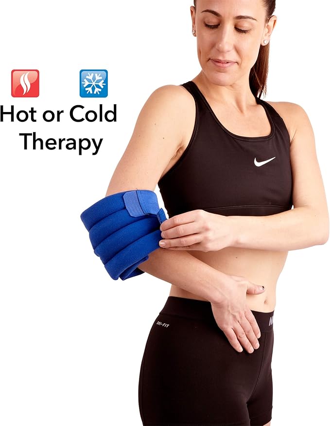 Bed Buddy Joint Wrap - Hot & Cold Therapy for Muscle Pain Relief and Joint Pain Relief - Large Heating Pad for Knee, Wrist, Elbow, Ankle, Arm or Leg, (Pack of 2)