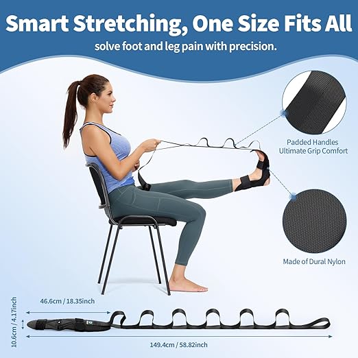 comness Plantar Fasciitis Relief Kit – Foot Stretcher and Foot Massager Roller, Stretch and Roll Routine for Heel Pain,Arch Pain, Simple At-Home Daily Foot Care