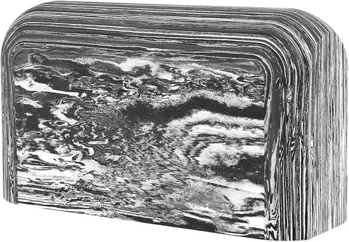 Yoga Block, 1 piece Lightweight, Arc Shape for Stable Grip, Ink Painting Design, Portable and Durable Yoga Brick for Enhanced Comfort and Support