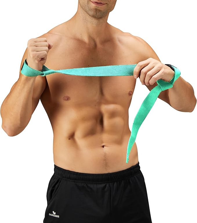 Special Essentials 2 Pack of Wrist Straps for Weightlifting - Two-Sided Anti Slip Silicone Grip & Padded Neoprene - Durable Gym Lifting Straps for Men and Women for Bodybuilding & Powerlifting
