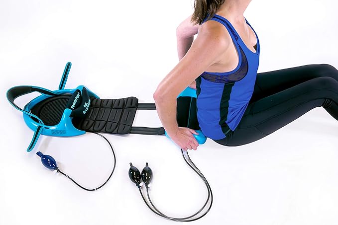 Posture Pump® Dual Deluxe Full Spine Traction Device Cervical and Lumbar Decompression System Spine Alignment Therapy Tool Posture Corrector for Neck & Lower Back Pain Model 4100-D