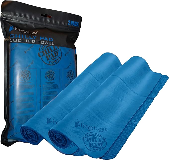 FROGG TOGGS Chilly Pad Cooling Towels, 2 Pack, 33" x 13"