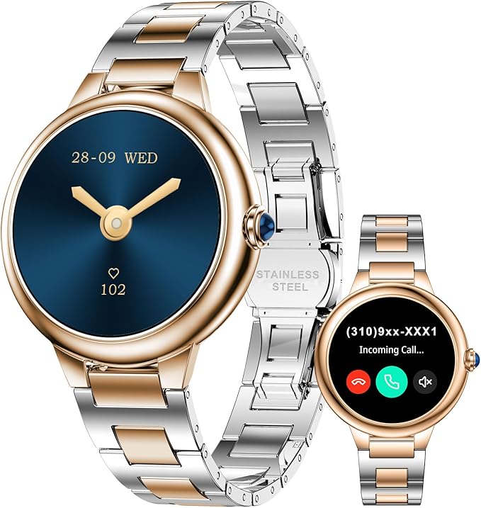 SOUYIE 2026 Luxury Smart Watch for Women, 1.19" AMOLED Display, DA GPT Smartwatch, Heart Rate, Sleep Monitor, 107 Sports Modes Fitness Tracker, Compatible with iOS & Android