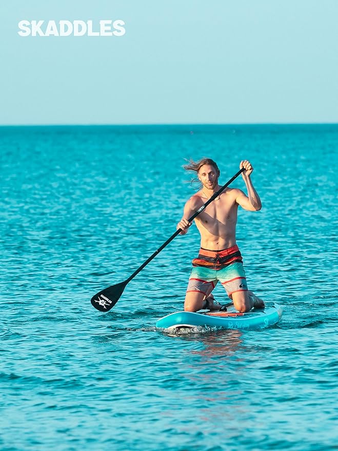 10’6’’ Inflatable Stand Up Paddle Board (SUP) for Adults and Youth with Non-Slip Deck – Complete Accessories Kit, for Fishing, Yoga, Fitness & Family Fun