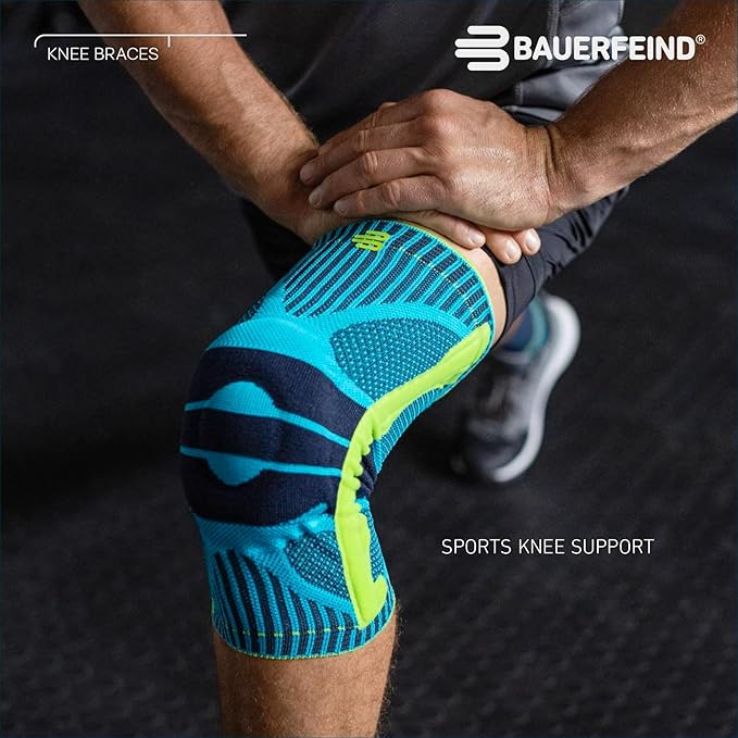 Bauerfeind Sports Knee Support - Knee Brace for Pain Relief and Stabilization - Patellar Knee Pad for Enhanced Support - Targeted Compression - Lightweight & Durable