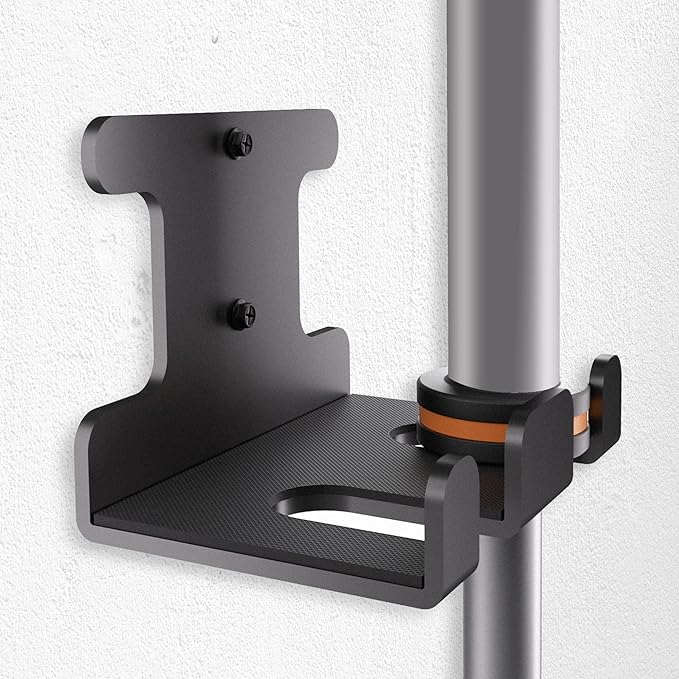 Barbell Holder Wall Mount Heavy Duty Vertical Barbell Holder Weight Bar Holder for Olympic Barbell, Curl bar, Commercial or Home Gym Accessory