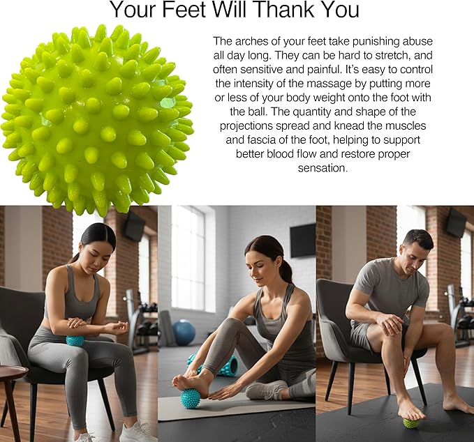 321 STRONG 5 in 1 Foam Roller Set with Hollow Core Deep Tissue Massager, Muscle Roller Stick, Stretching Strap, Spikey Plantar Fasciitis Ball, and Carry Bag, with 4K eBook