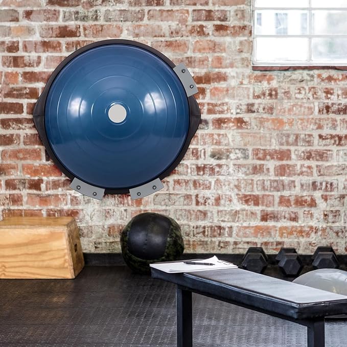 Beeveer Exercise Ball Wall Mount Storage Bracket Yoga Ball Holder Balance Trainer Storage Holder for Home Gym Studios