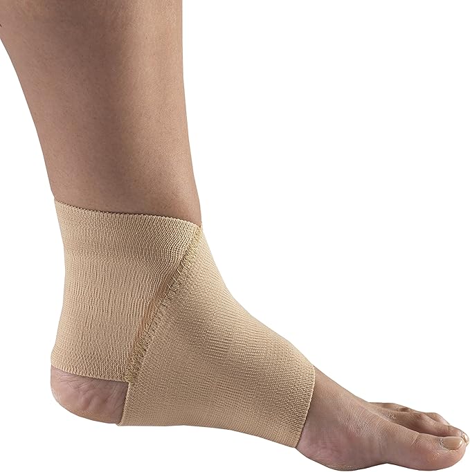 Champion Figure-8 Ankle Support, Light Elastic Compression Brace, Muscle Joint Recovery, Beige, 2X-Large