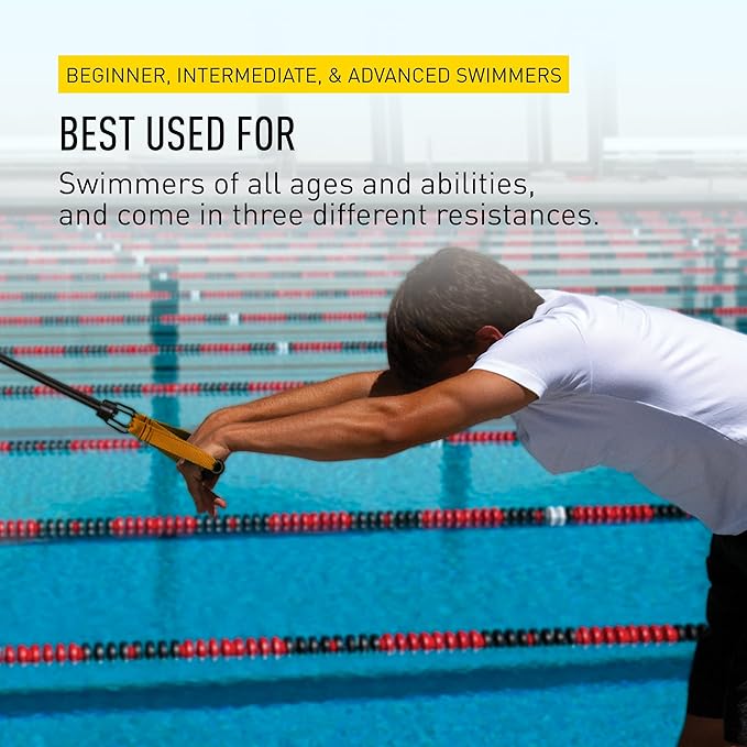 FINIS Dryland Cords - Swim Resistance Bands for Strength & Flexibility - Simulates Swim Strokes - All Ages