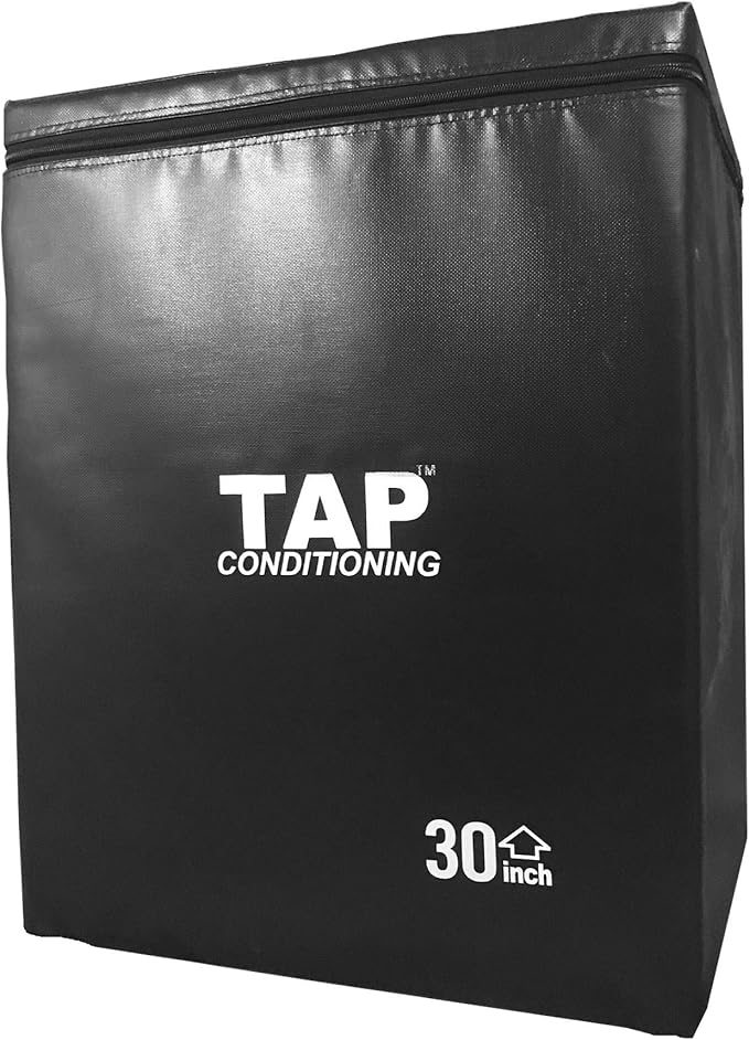TAP 3-in-1 Safe Jump Plyo Box, Black, 30" X 24" X 20"