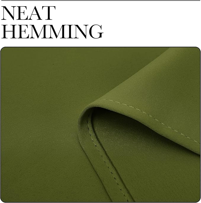 NICETOWN Blackout Curtains for RV Windows, Olive, 29" by 20", 2 Panels, Room Darkening Window Curtain Panels, Easy-Care Solid Thermal Insulated Draperies/Drapes for Daughter Room
