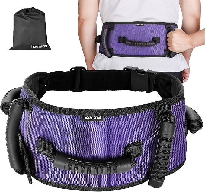 VERY100 Gait Belt Transfer Belt with Padding Handles,Transfer Belts for Lifting Seniors with One-Click Buckle,Medical Nursing Gait Belt for Patient Assist-Elderly, Handicap, Physical Therapy