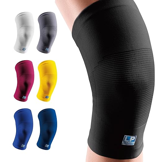 LP 647 Knee Brace For Arthritis Pain, Knee Pain Relief, Injury Recovery - Knee Sleeve For Weightlifting, Basketball, Hiking, Biking, Running, For Men Women (Black, XL, 1pcs)
